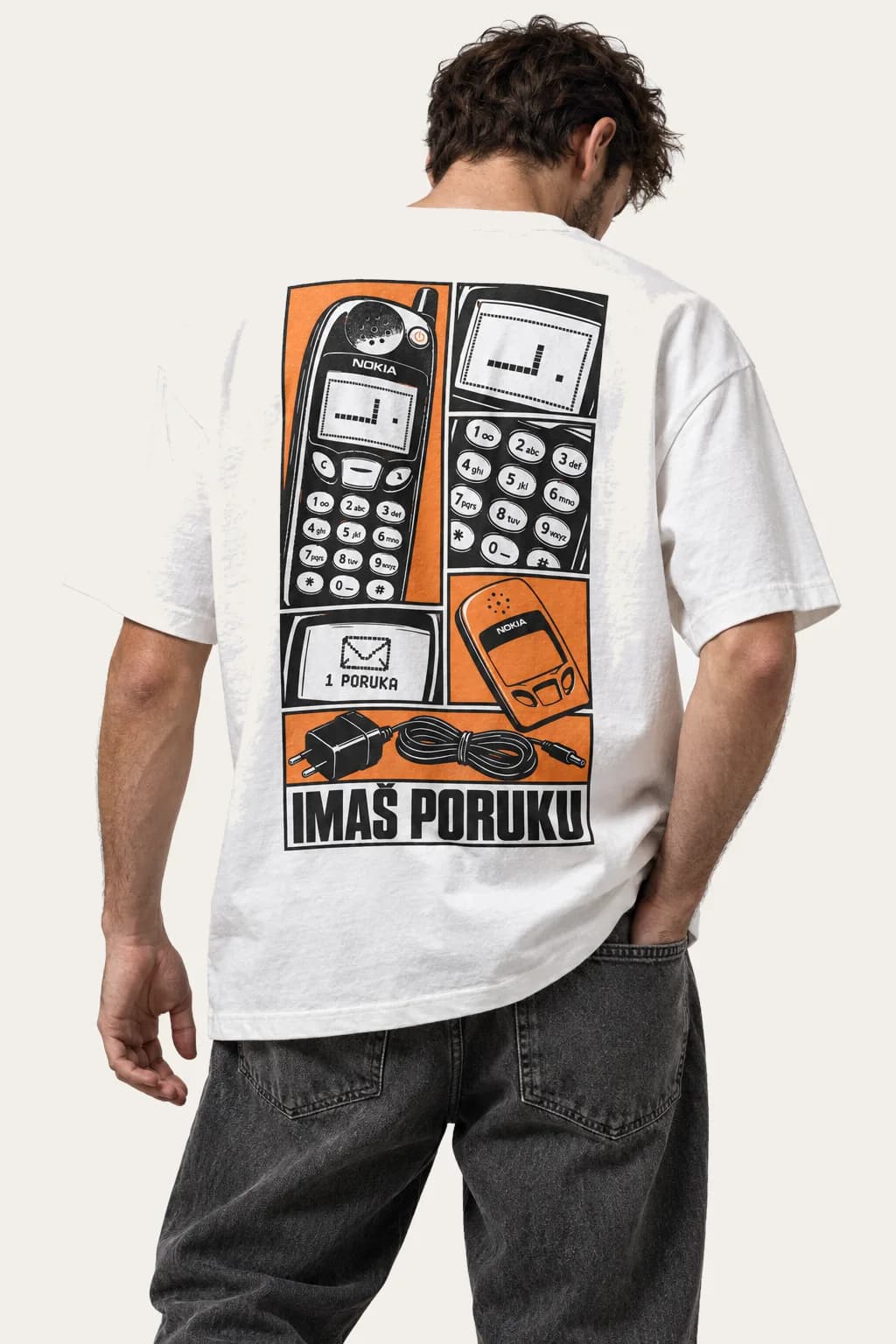 Majica Imaš poruku, print na leđima