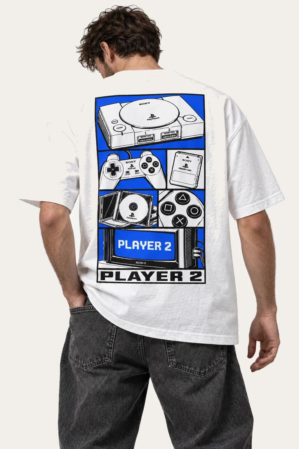 Majica Player 2, print na leđima