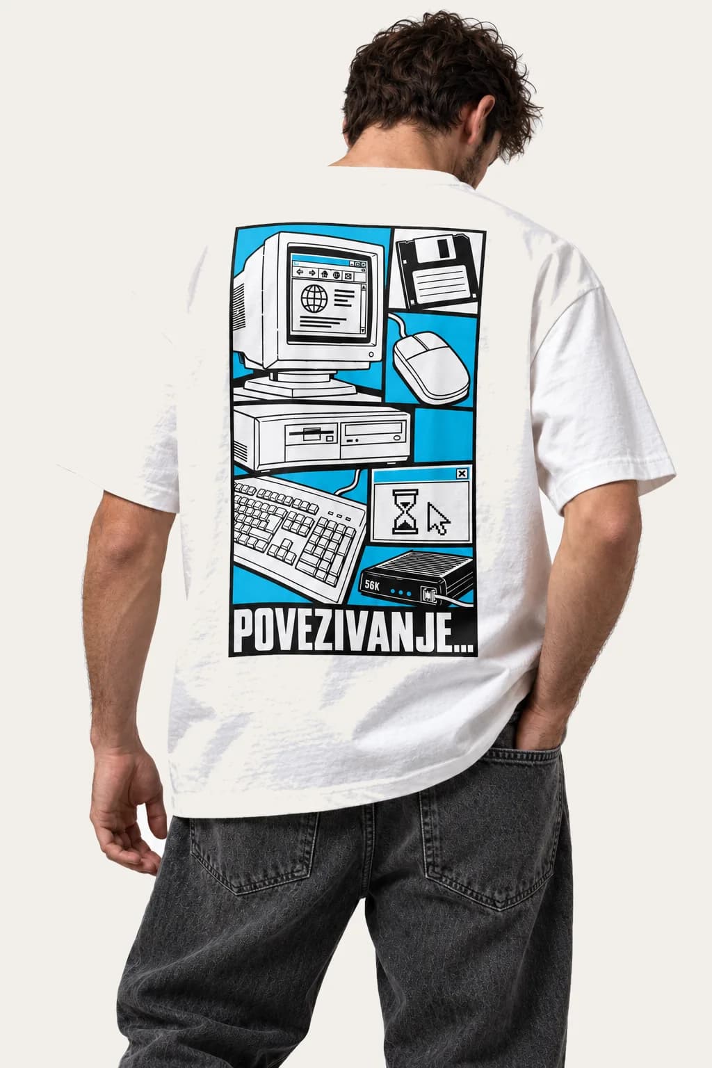 Majica Povezivanje, print na leđima