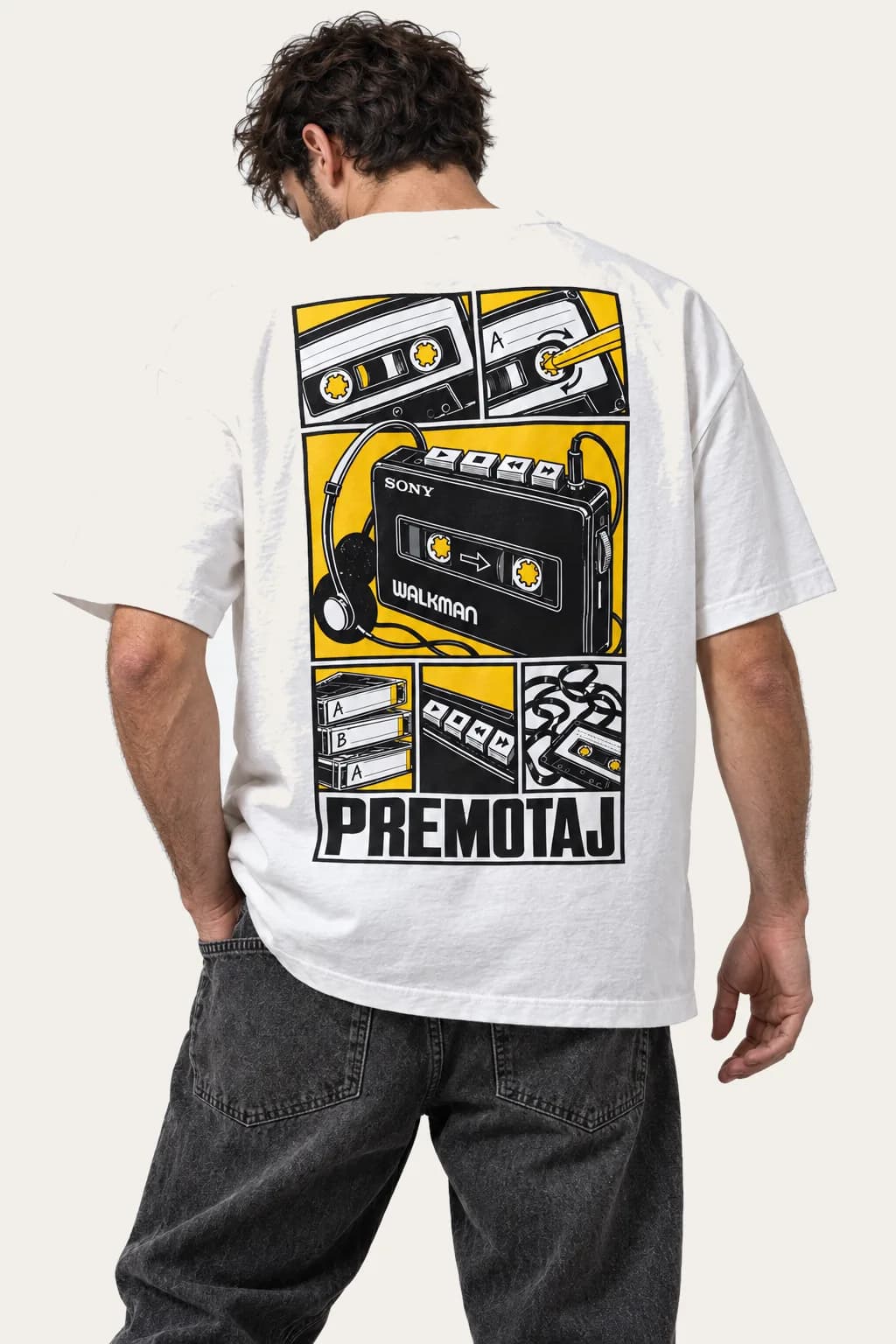 Majica Premotaj, print na leđima