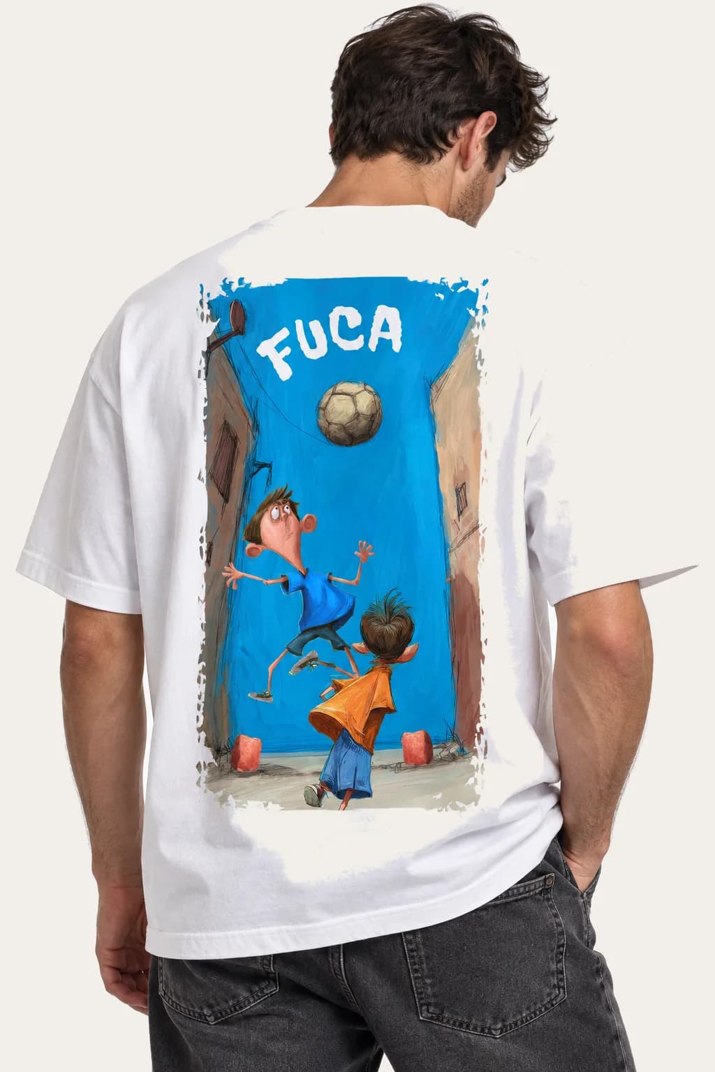 Majica Fuća, print na leđima
