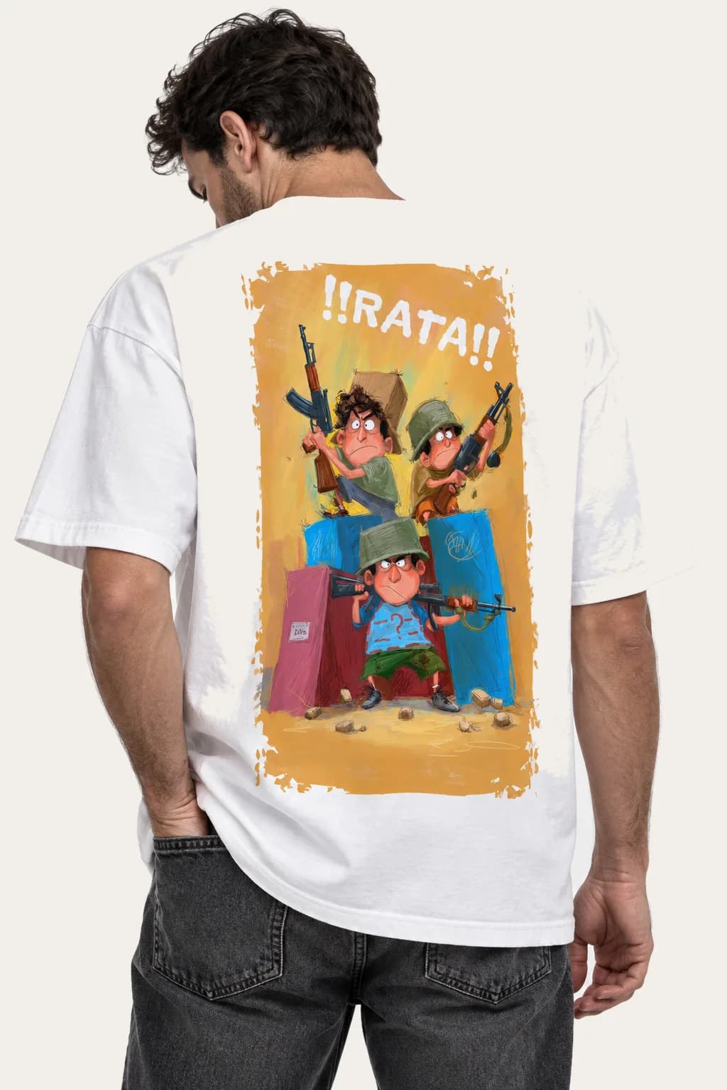 Majica Rata, print na leđima
