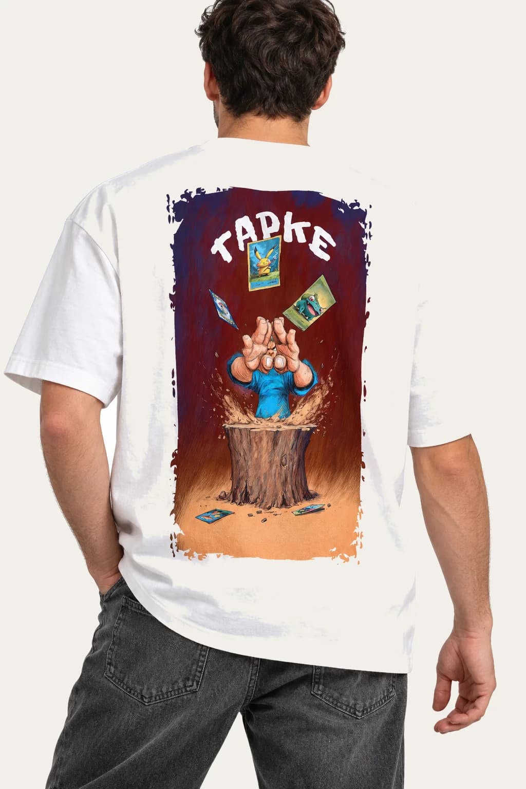 Majica Tapke, print na leđima